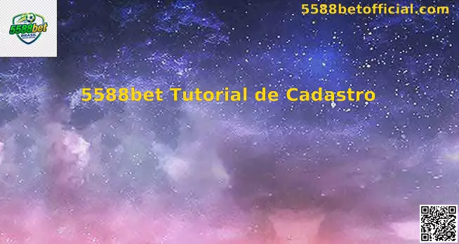 Tutorial de cadastro 5588bet